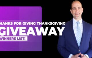 Ryan Alexander Thanksgiving Giveaway Winners
