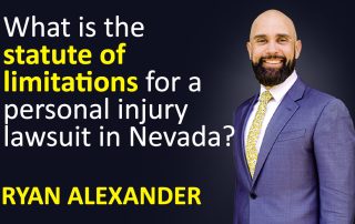 Las Vegas Personal Injury attorney - statute of limitations in Nevada